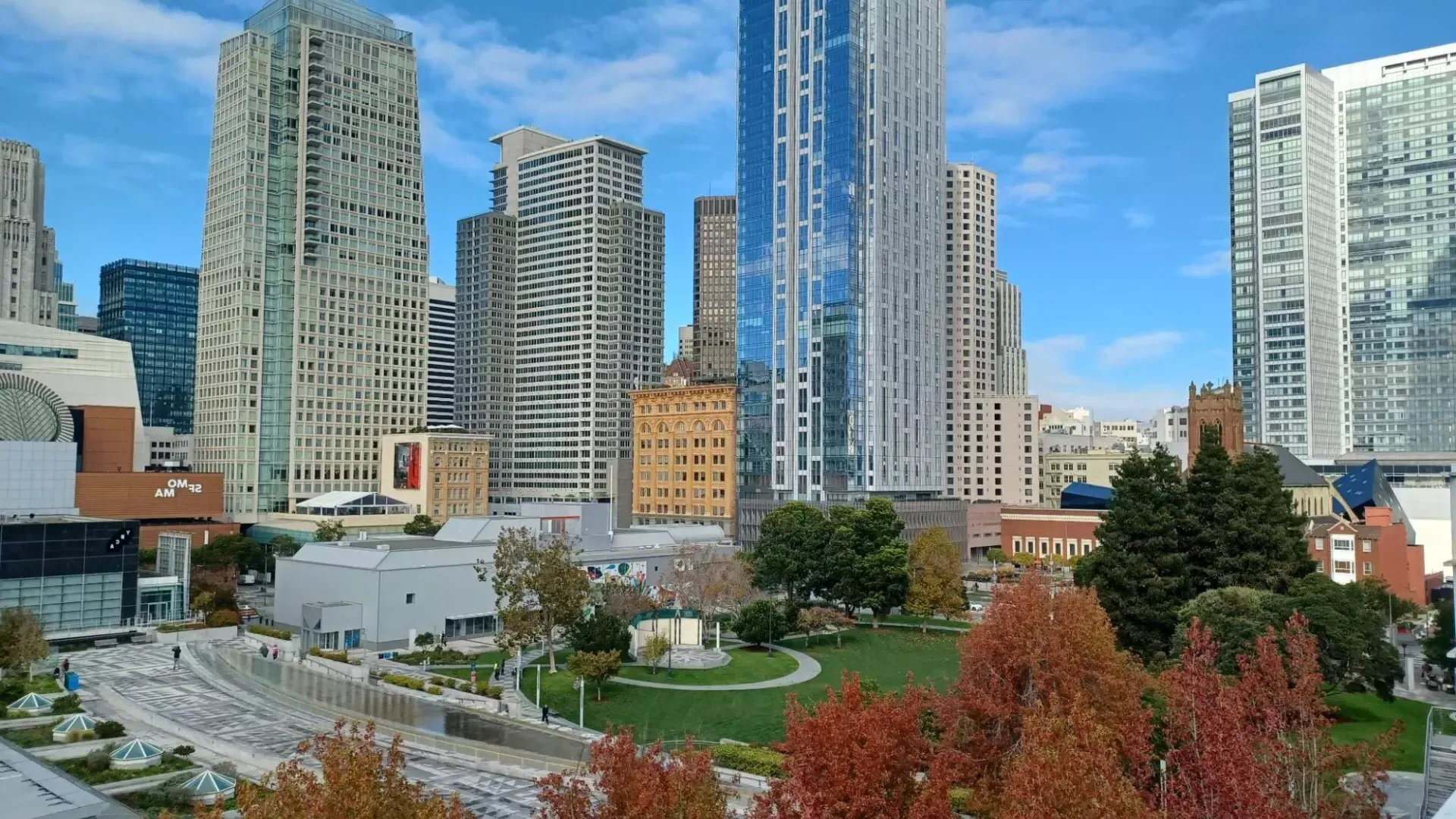 Yerba Buena Gardens Overlooik