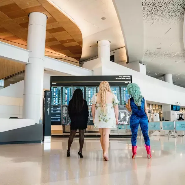 Boarding Area B in Harvey Milk Terminal